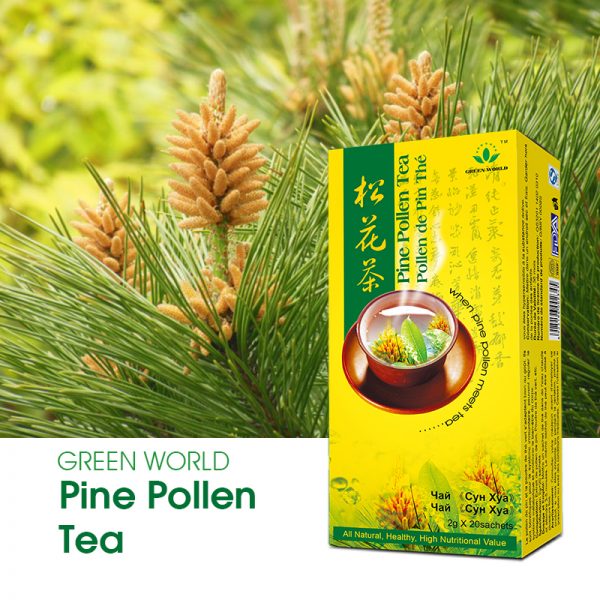 Pine pollen tea